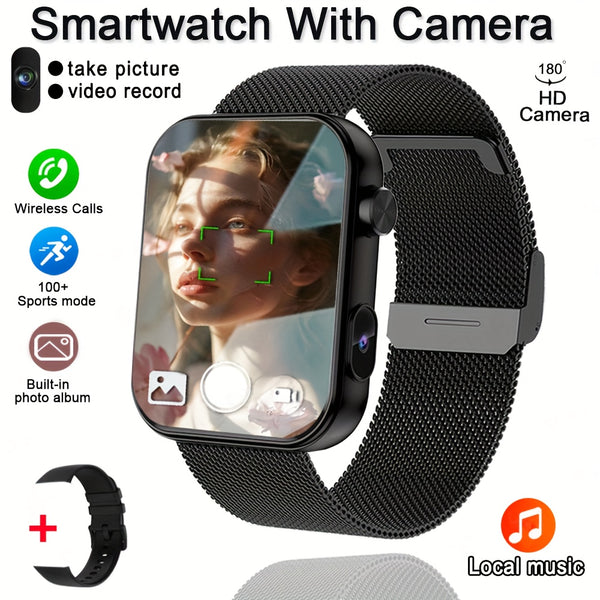 2025'S First Smart Watch That Can Take Photos, Record Audio, and Video, Equipped with Built-in Camera