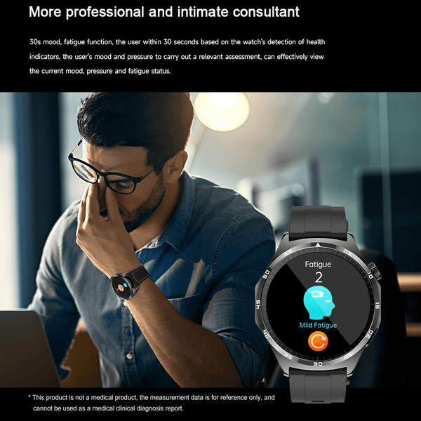 Marsyu Smartwatch with Wireless 5.0 Calls, 440mAh Long-Lasting Battery, 1.43\