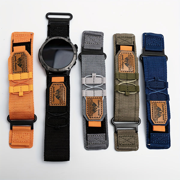 VWAR Tactical Nylon Watch Strap 22mm Quick Release for Huawei