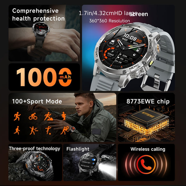 ECWORD Outdoor Sports Smartwatch - 1.7\