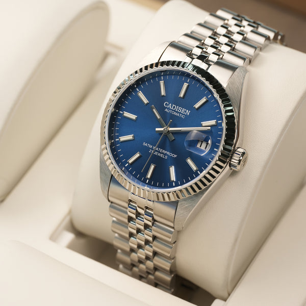 CADISEN New 's Watches Mechanical Automatic Watch for Japan 8215 AR Created-Sapphire