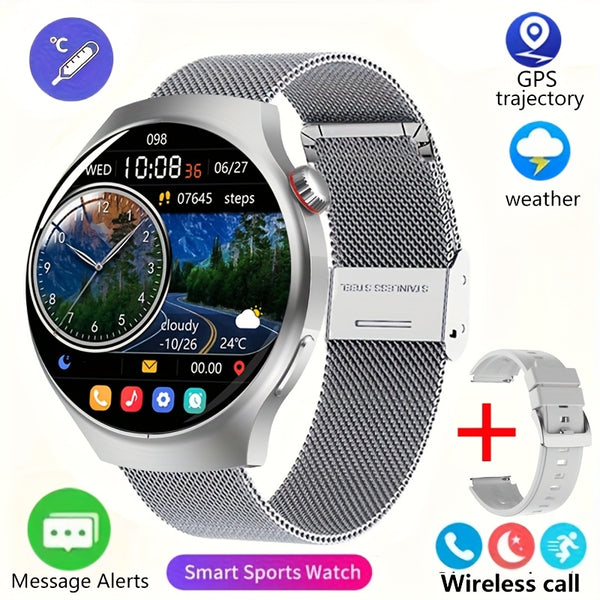 2025 New GT6 Pro Smartwatch, 1.46-inch 360 * 360 High-definition Screen, GPS Motion Trajectory, AI Voice