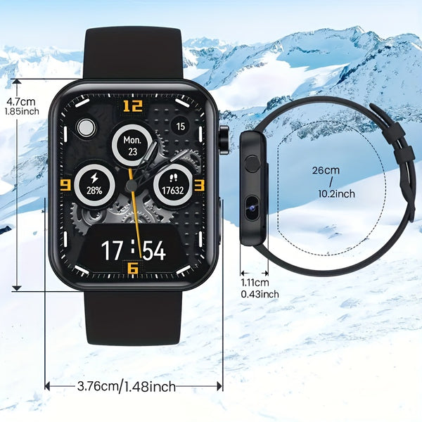 2025 First Smartwatch with Camera, Audio & Video Recording, 1.91