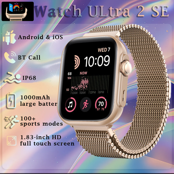 Smart Watch Multifunctional Full Screen Touch Smart Watch | 1000mAh Battery, Multiple Sport Modes